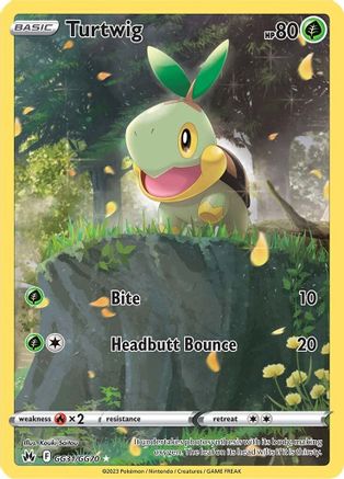 Turtwig GG31 - Holofoil SWSH Crown Zenith Galarian Gallery - Ultra Rare