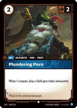 Plundering Poro (069/221) - Spiritforged