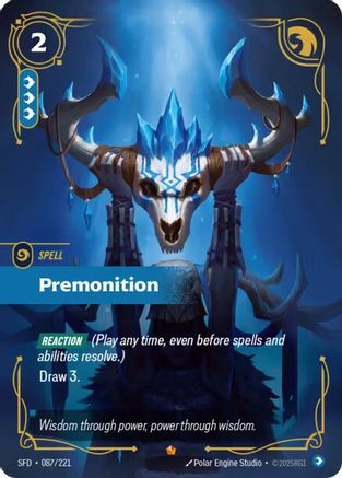 Premonition (087/221) - Spiritforged Foil