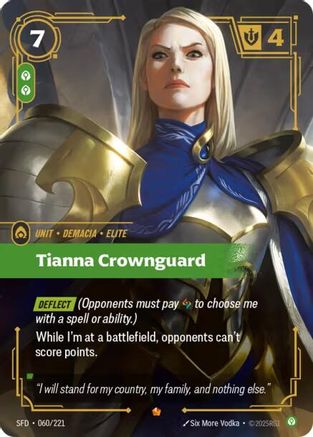 Tianna Crownguard (060/221) - Spiritforged Foil