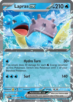 Lapras ex 022 - Holofoil ME03 Perfect Order - Double Rare