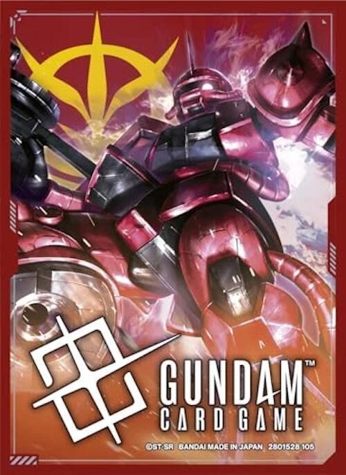 Gundam Card Game - Official Card Sleeves 04 (Char's Zaku II/Zeon)