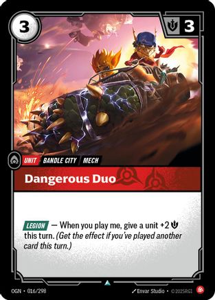 Dangerous Duo (016/298) - Origins Foil