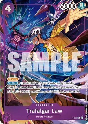 Trafalgar Law (Illustration Box Vol.6) (P-093) - One Piece Promotion Cards Foil