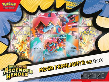 Pokemon - Ascended Heroes Mega Feraligatr ex Box - *C004*