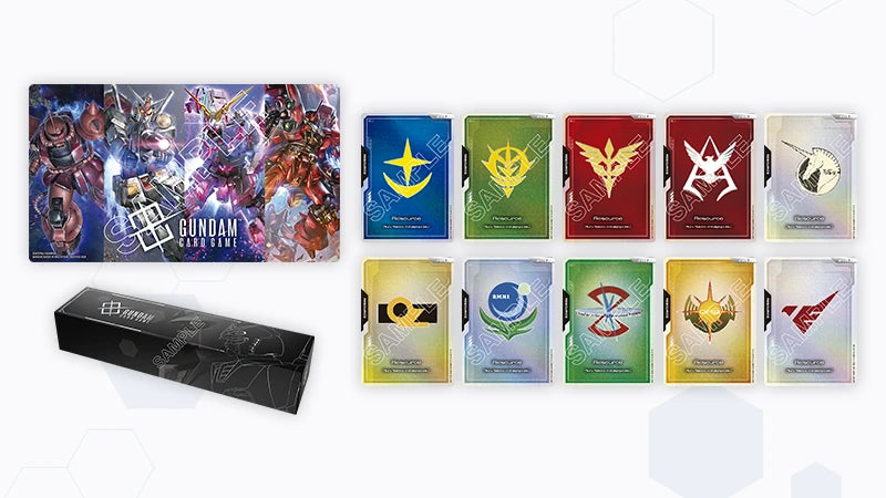 Gundam Card Game Accessory and Card Set 01 FIRST COMBAT [EVX-01]