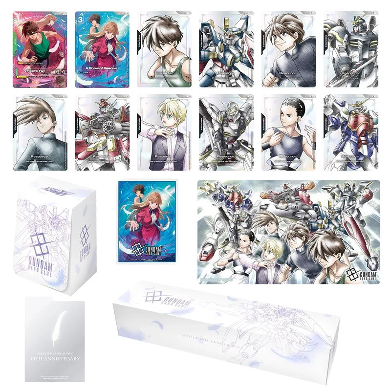 [PB01] Gundam Card Game Premium Accessory Set - Mobile Suit Gundam Wing