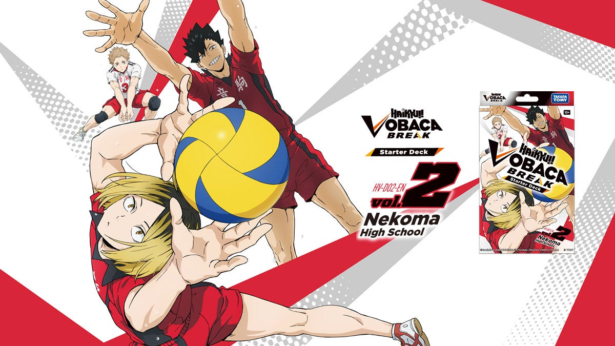 Haikyu!! Vobaca Break: Starter Deck - Nekoma High School (Vol. 2)